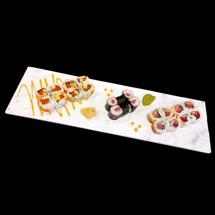 3 Roll Sushi Combo