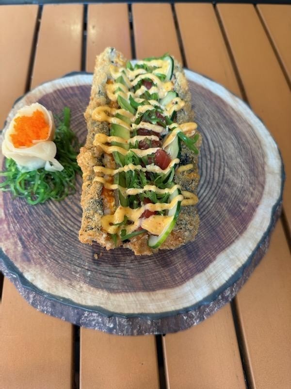 Salmon & Tuna Sushi Hot Dog