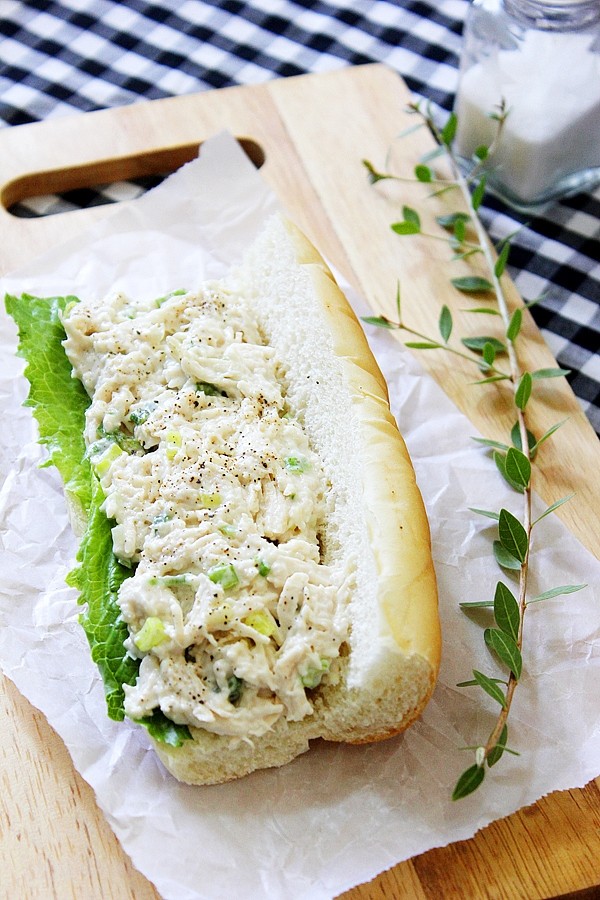 Homemade Chicken Salad Sub