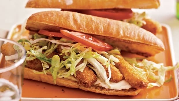 Poboy Rockfish Sandwich