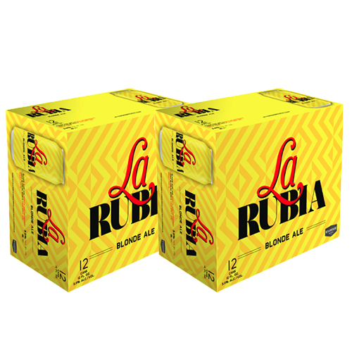 La Rubia Cans Case (2-12packs)