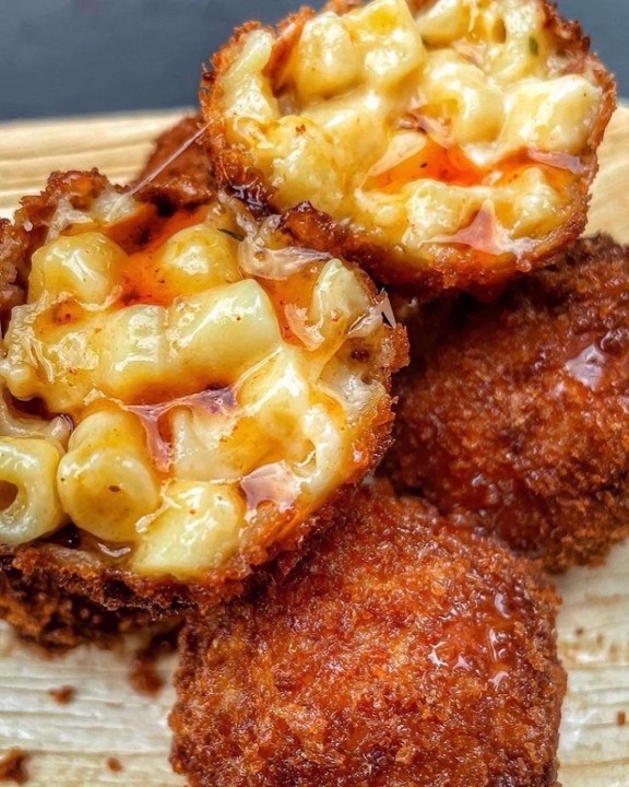 Pepperoni Infused Mac & Cheese Balls