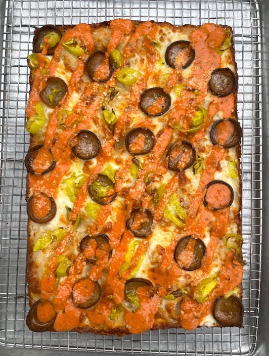 Pickle Sausage Pizza