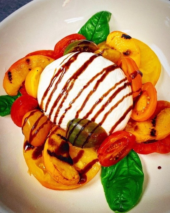 Peach and Burrata Salad