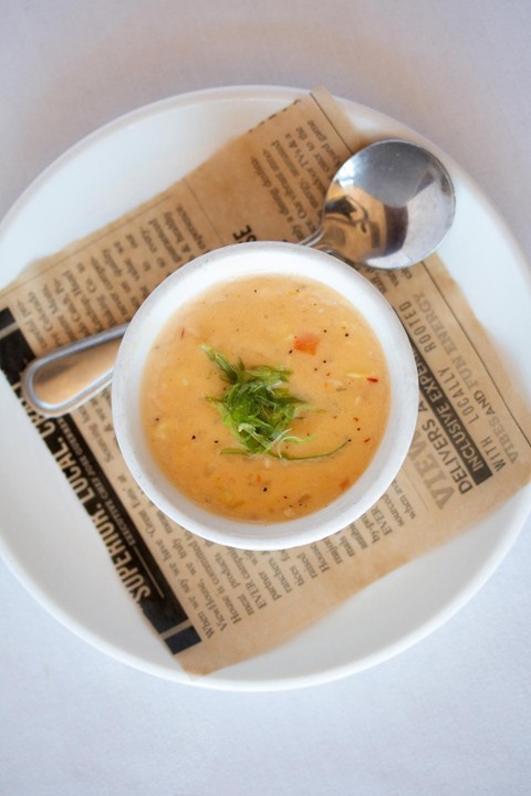 Corn Chowder Soup Bowl 