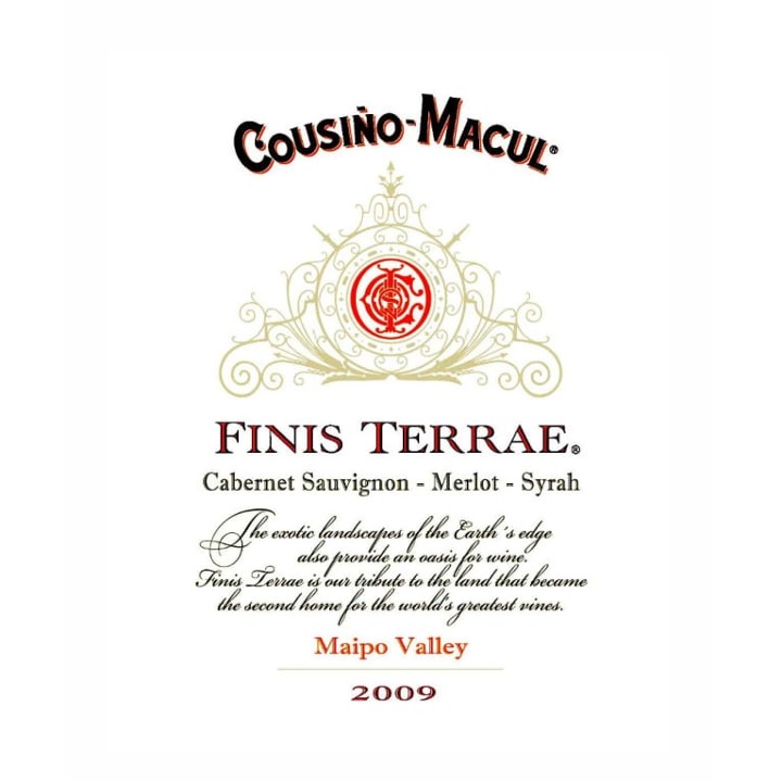 Cousino-Macul, Finis Terrae, Cab-Merlo-Syrah, Chile 2009