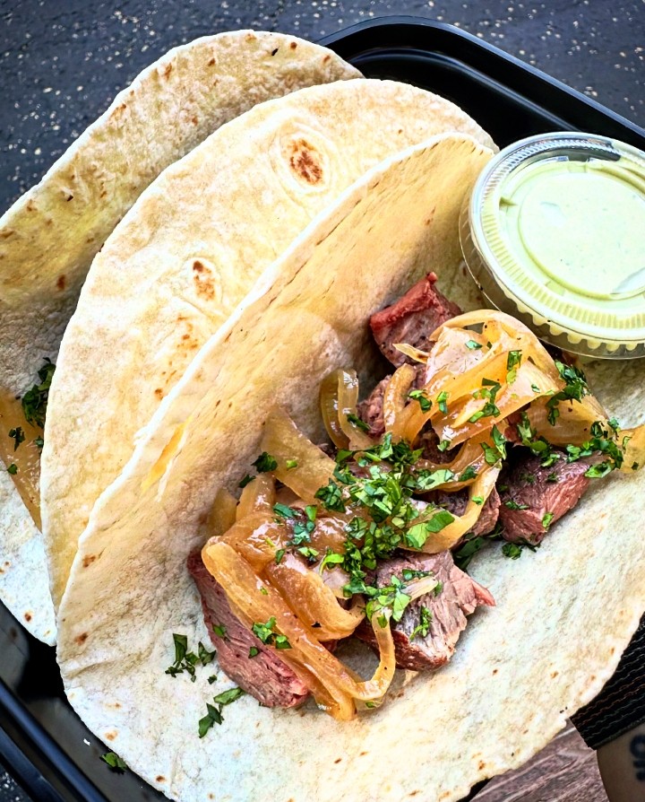 Steak Tacos w/ Jalapeno Ranch