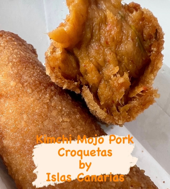 Kimchee Mojo Pork Croqueta