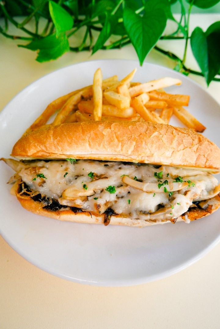Mushroom Cheesesteak