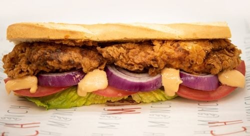 Conrflake Schnitzel Sandwich