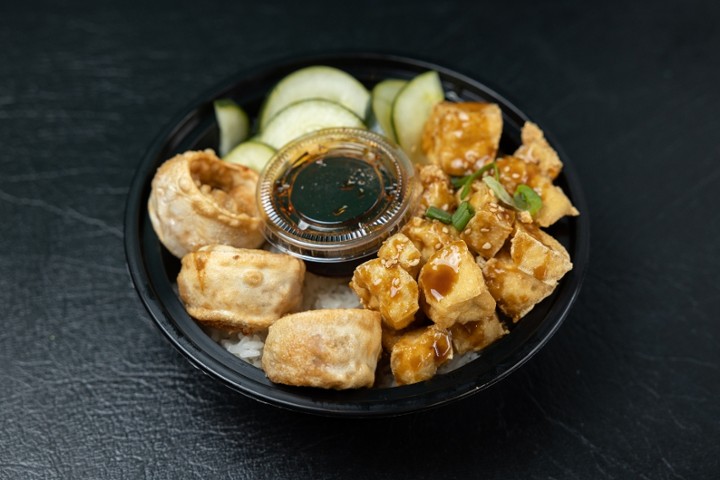Kimchi Dumpling (Vegetarian) Munchies Bowl