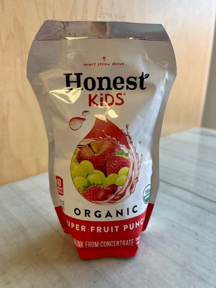Honest Kids Fruit Punch 6.75oz Pouch