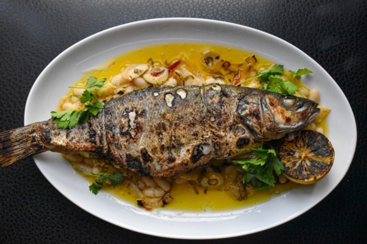 Roasted Branzino