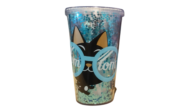 Ice Glitter Tumbler - Blue