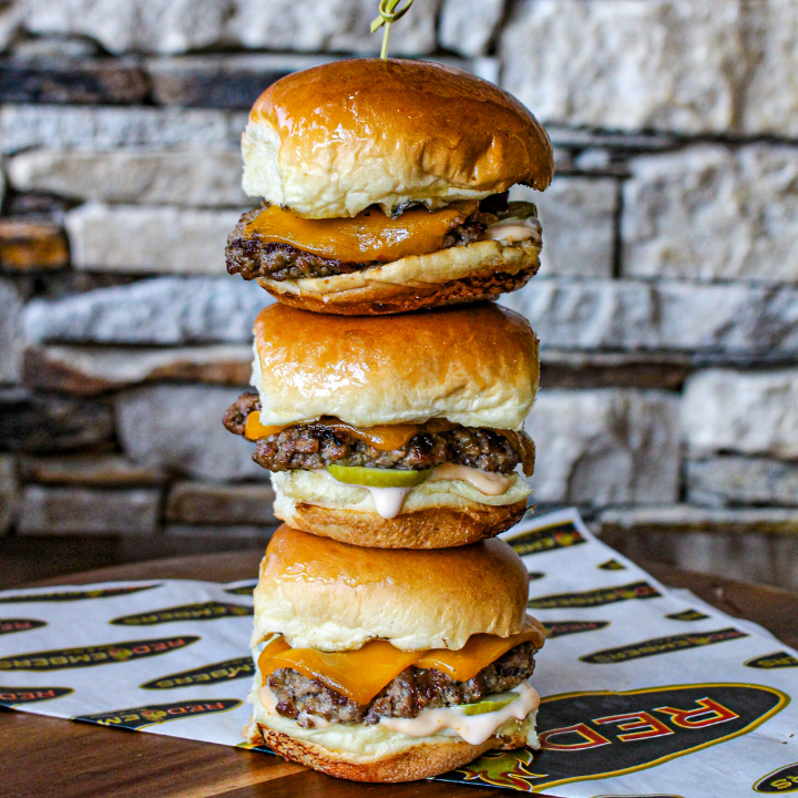 Steakburger and Cheese Sliders