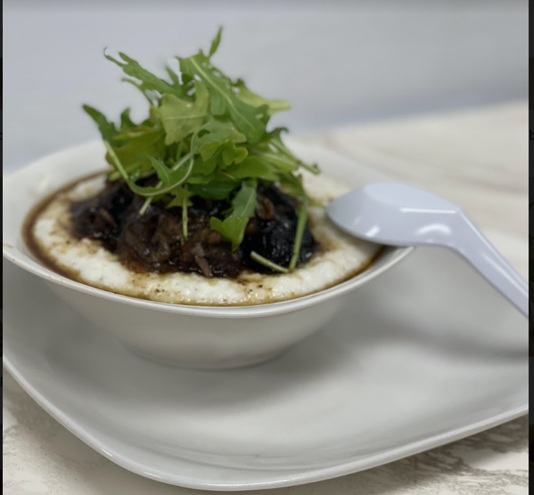 Oxtail & Grits, Caribbean Whisky Braised