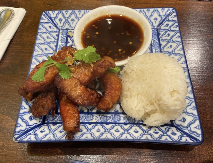 Pork Jerky With Sticky Rice