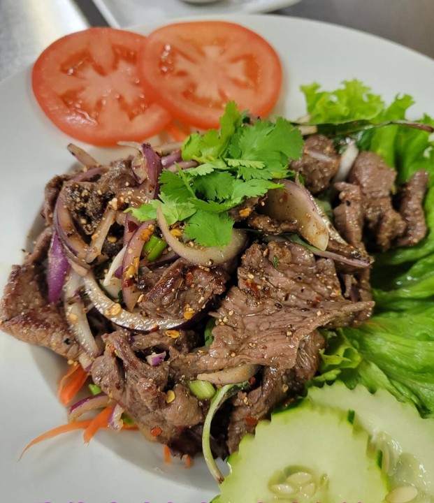 Nam Tok (Thai Beef Salad)