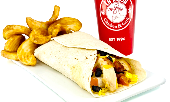 #7 Burrito Wrap Combo