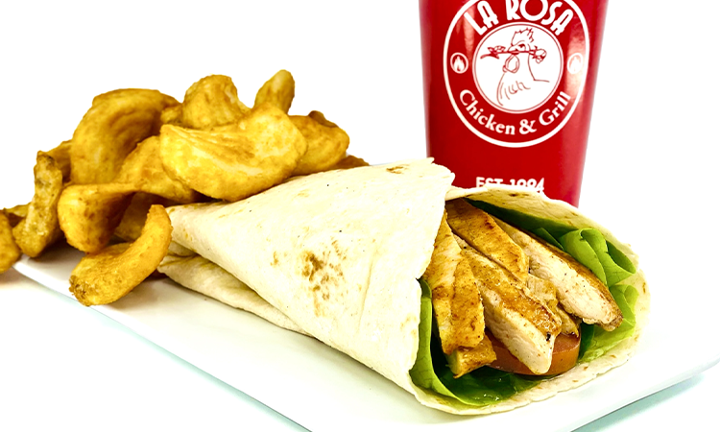 #3 Mild Grilled Chicken Wrap Combo