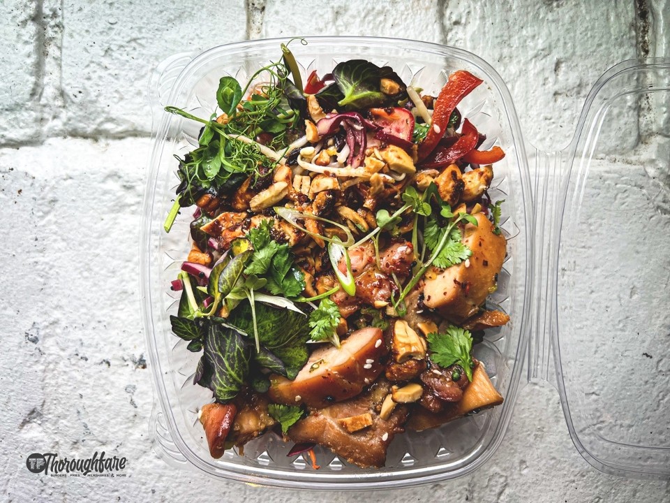 Teriyaki Chicken Thigh and Asian Slaw Salad