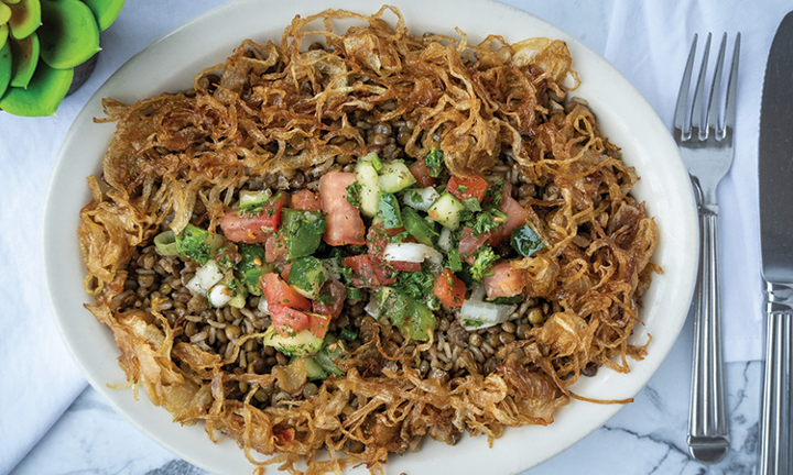 Mujadara Plate