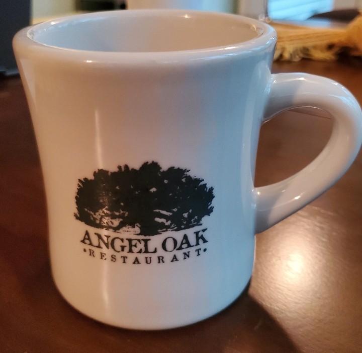 10oz Ceramic Angel Oak Logo Coffee Mug