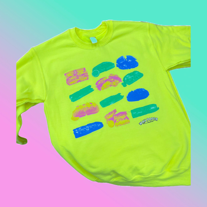 Wax Paper Warhol Neon Sandwich Sweatshirt
