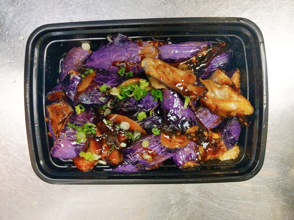 128. Yu-Xiang Eggplants in Garlic Sauce 鱼香茄子