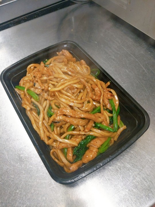 FN03 Shanghai Thick Pork Fried Noodle 猪肉炒面