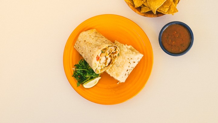Baja Style Fish Burrito