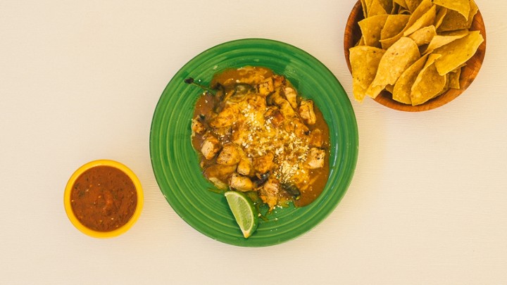 Charbroiled Chicken Chile Relleno