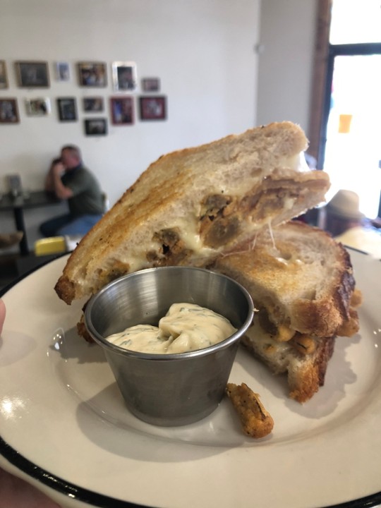 Fried Pickle Grilled Cheese