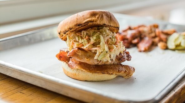 Pulled Chicken Sandwich-Combo