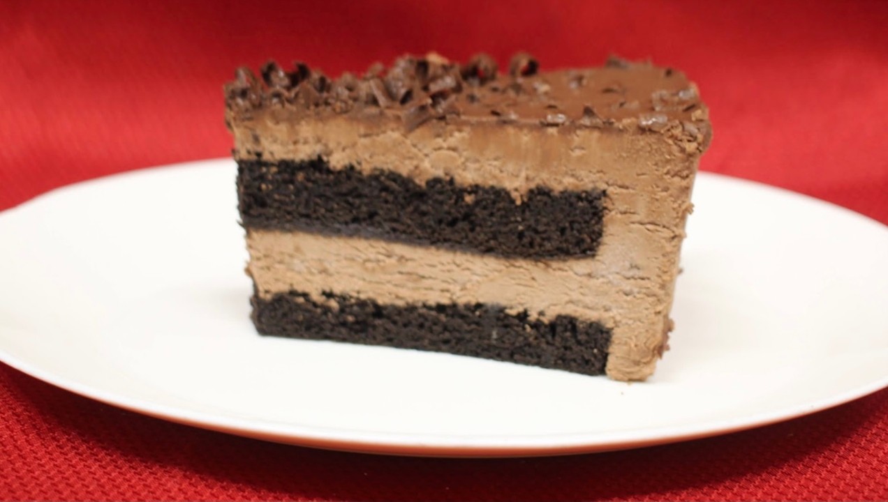 three layer chocolate cake