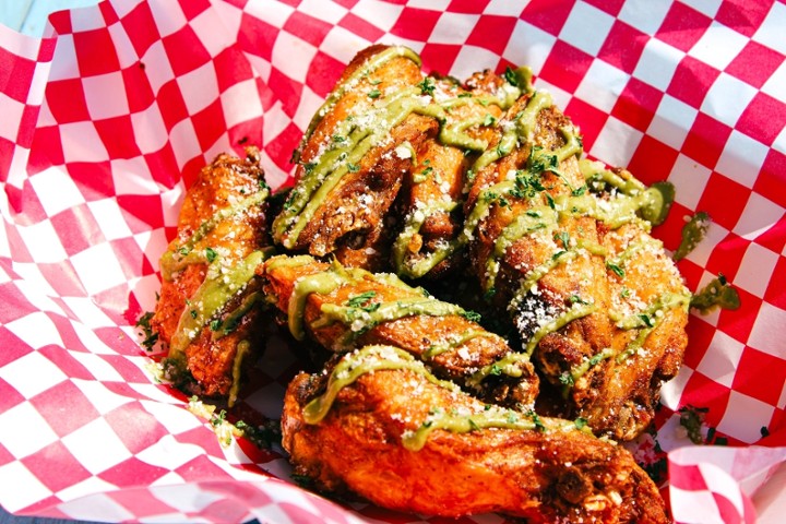 9 Pesto Parmesan Wings