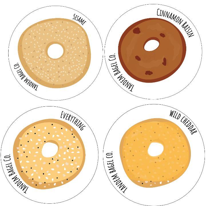 Bagel Sticker