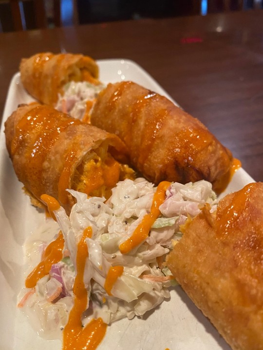 Buffalo Chicken Egg Rolls