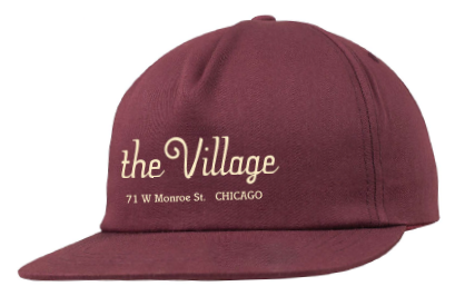 Village Hat - Maroon