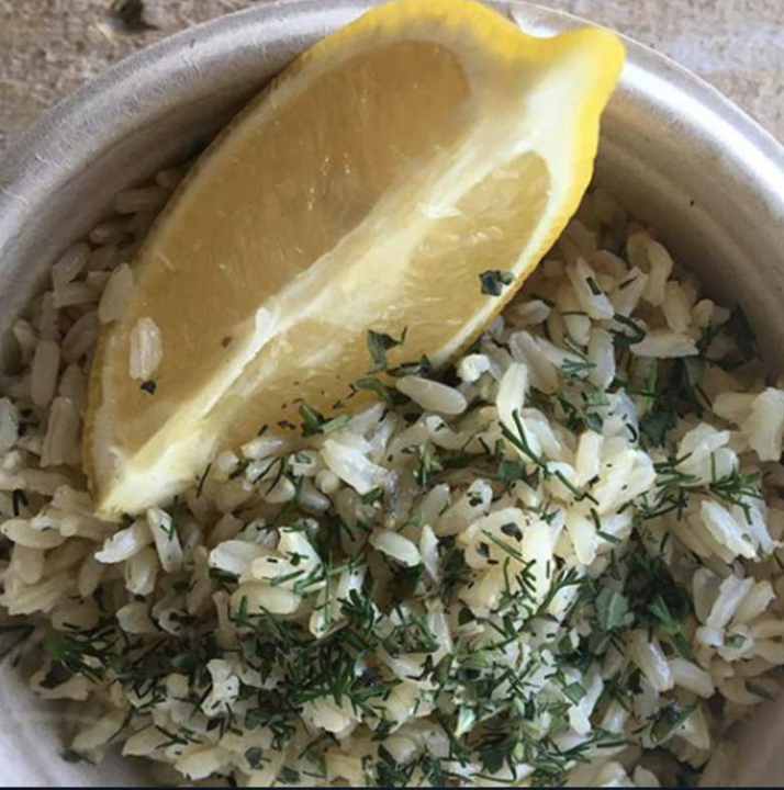 Lemon Oregano Brown Rice