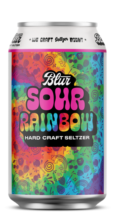 Blur Hard Seltzer Sour Rainbow - 6 Pack