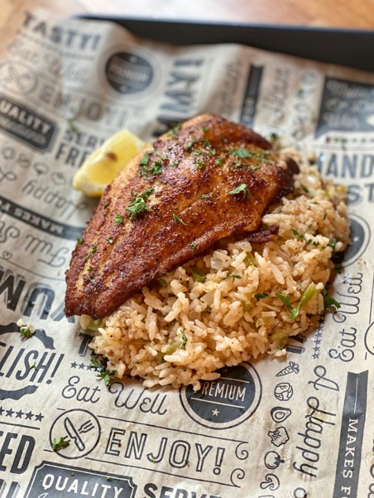 Blackened Grilled Catfish Plate
