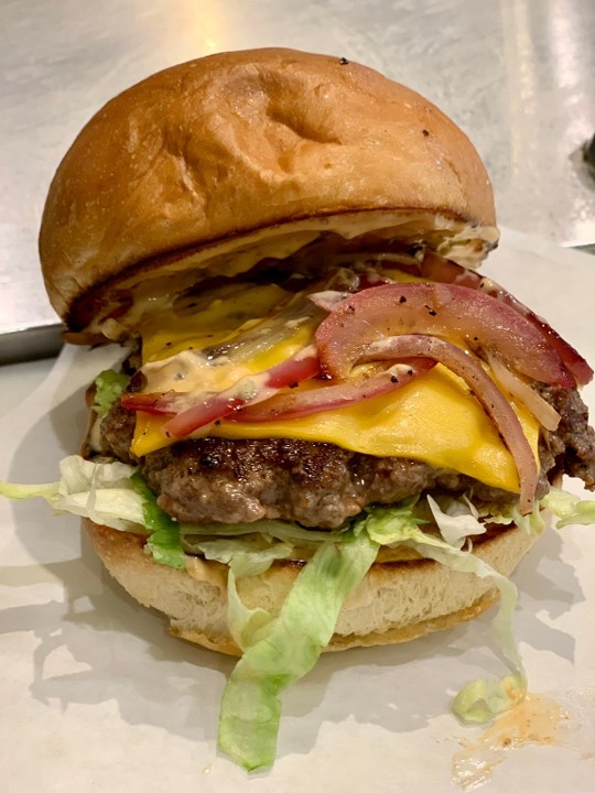 Halo Smash Burger on Sourdough! 