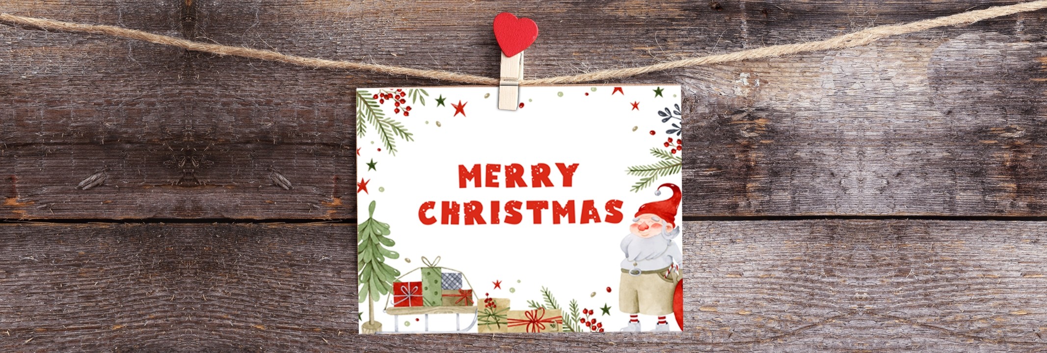 Merry Christmas Note Card