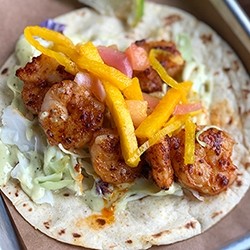 Adobo Shrimp Taco