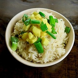 Coconut Mango Rice