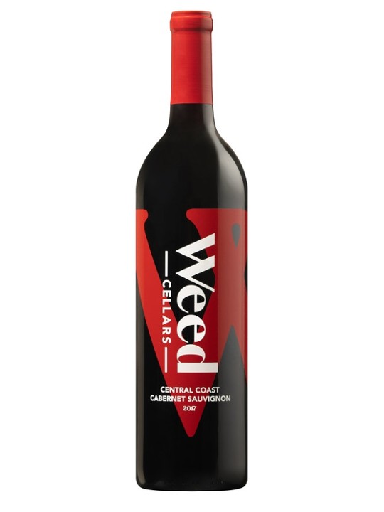 Weed Cellars Cabernet Sauvignon Bottle