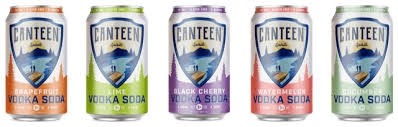 Canteen  Vodka and soda 6pk cans