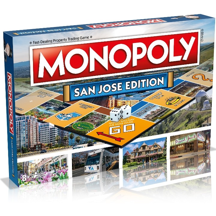Hasbro's Official San Jose Edition Monopoly Featuring Peters' Bakery