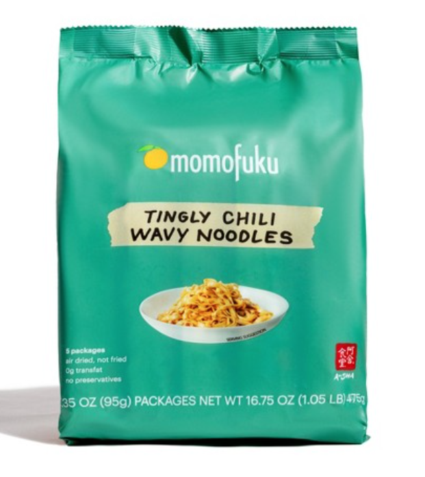 Tingly Chili Wavy Noodles - Momofuku